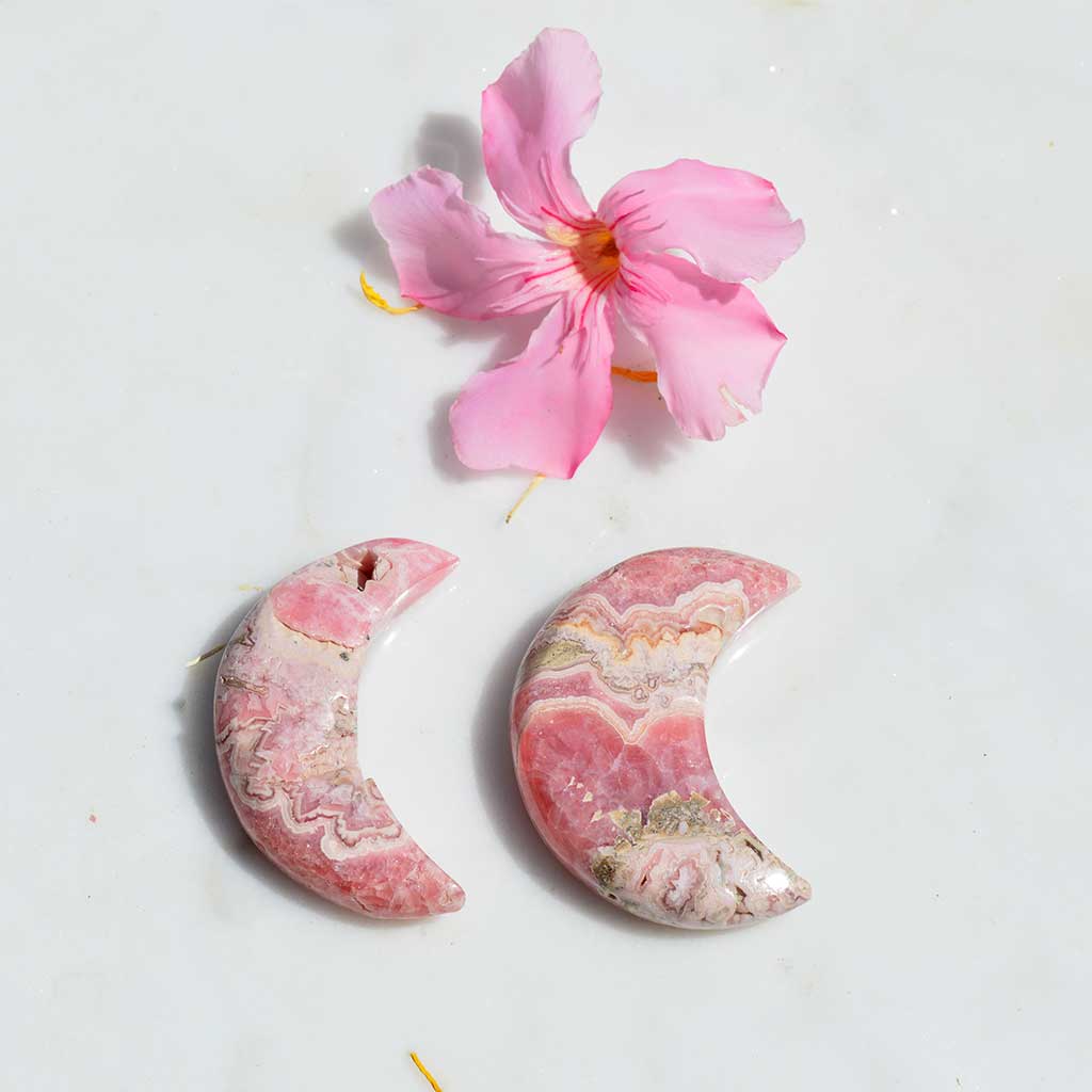 Rhodochrosit Mond