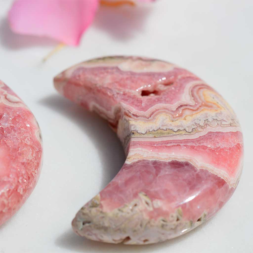 Rhodochrosit Mond