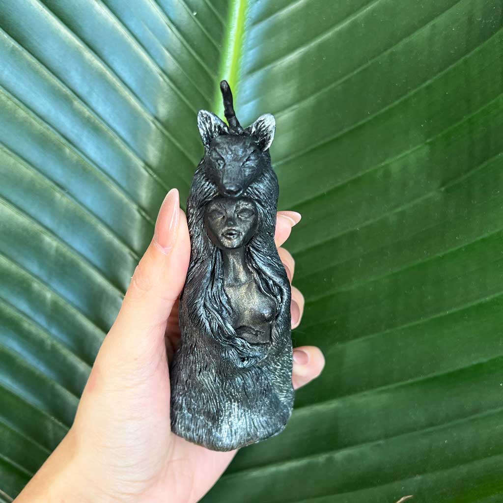 Die Schamanin- Intuition und Träume Kerze