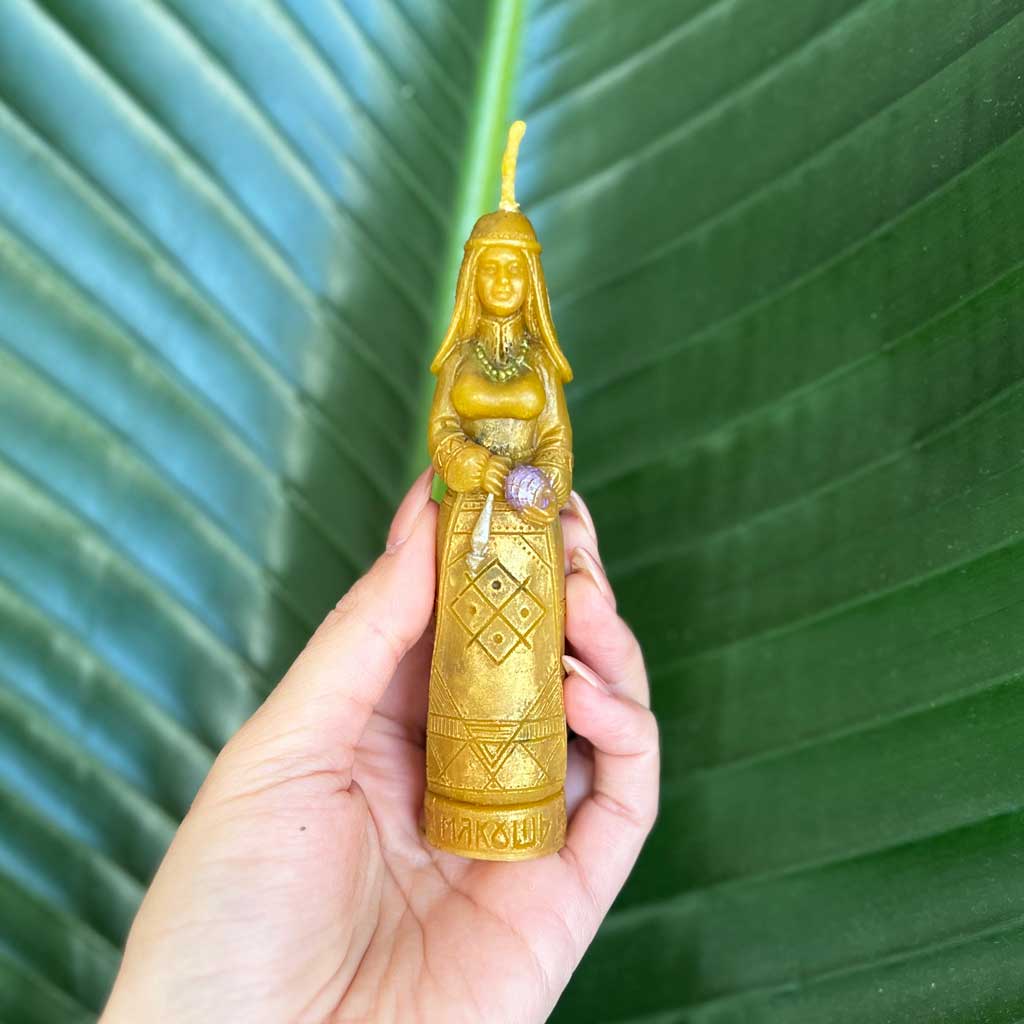 Mokosch- Fruchtbarkeit, Kinderwunsch und Schutz Kerze